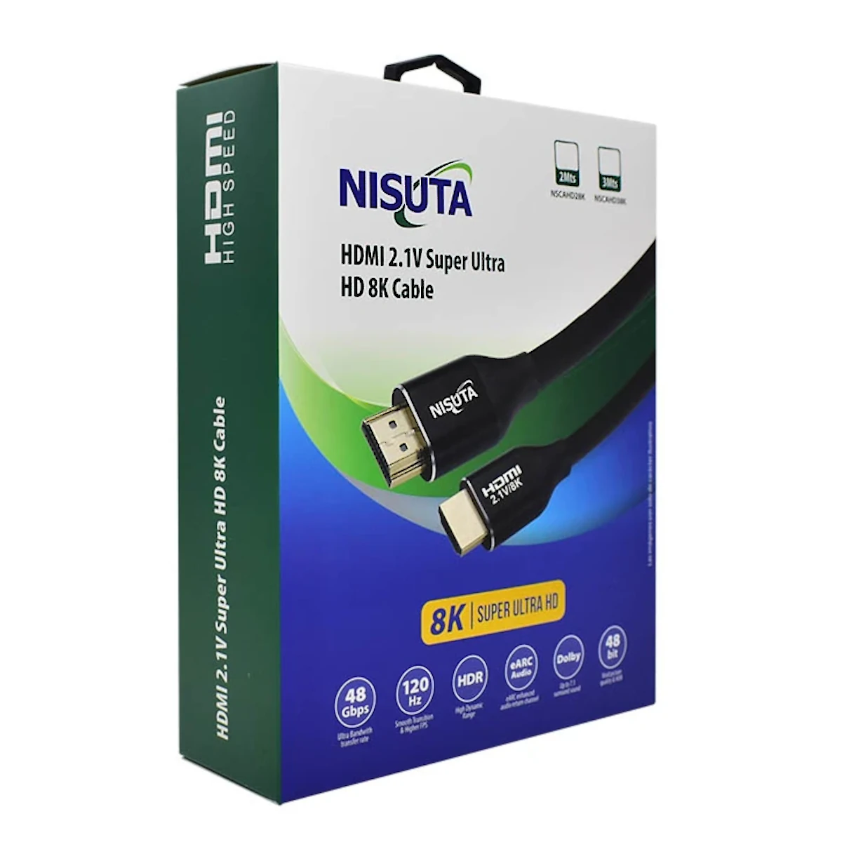 Miniatura 3 de Cables HDMI-HDMI marca Nisuta modelo NSCAHD28K