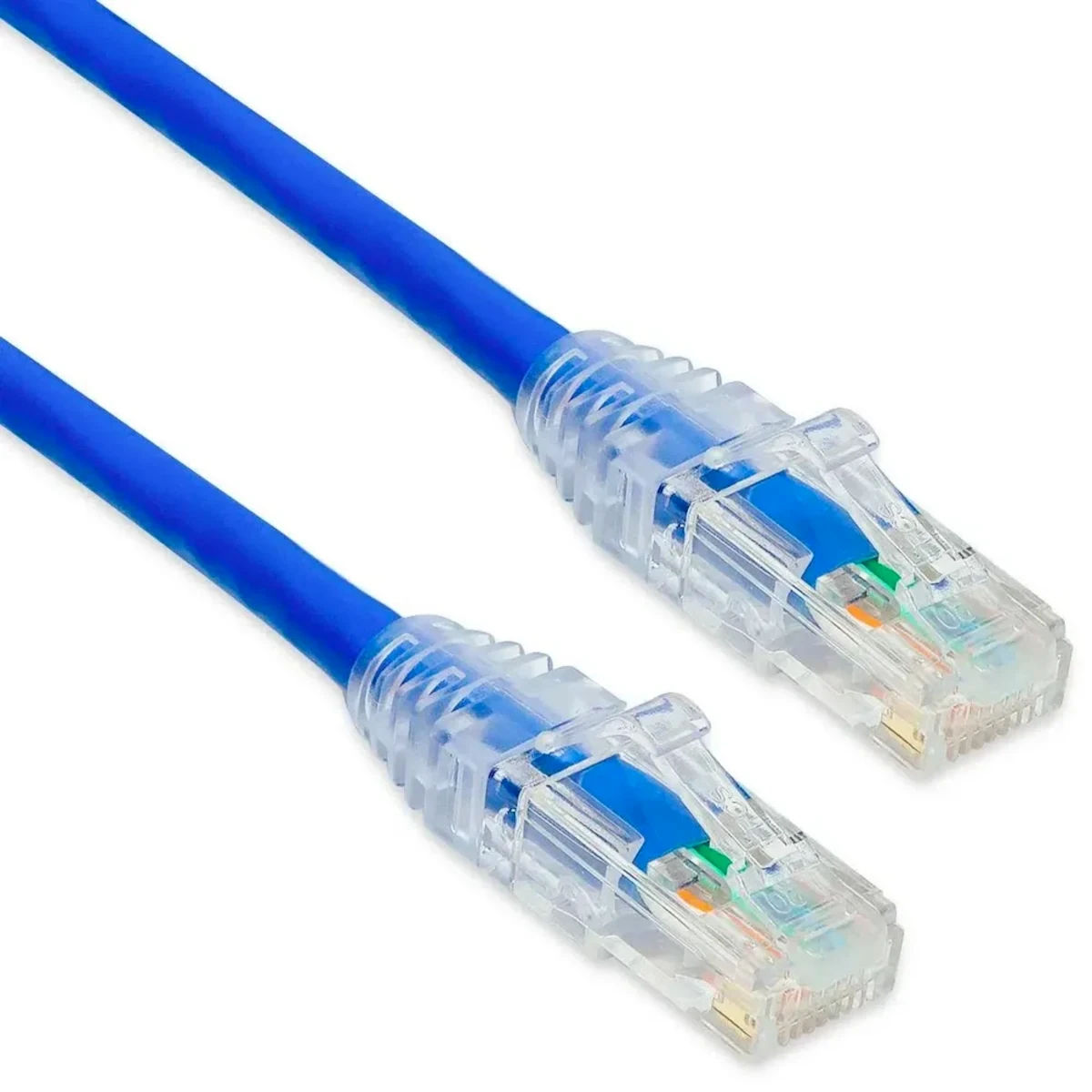 Vista lateral de Cable De Red Patchcord Rj45 50 Mts Cat 6 Andespc