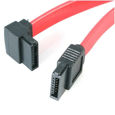 CABLE SATA III DATOS 50cm SIN TRABAS CONECTOR 90 grados