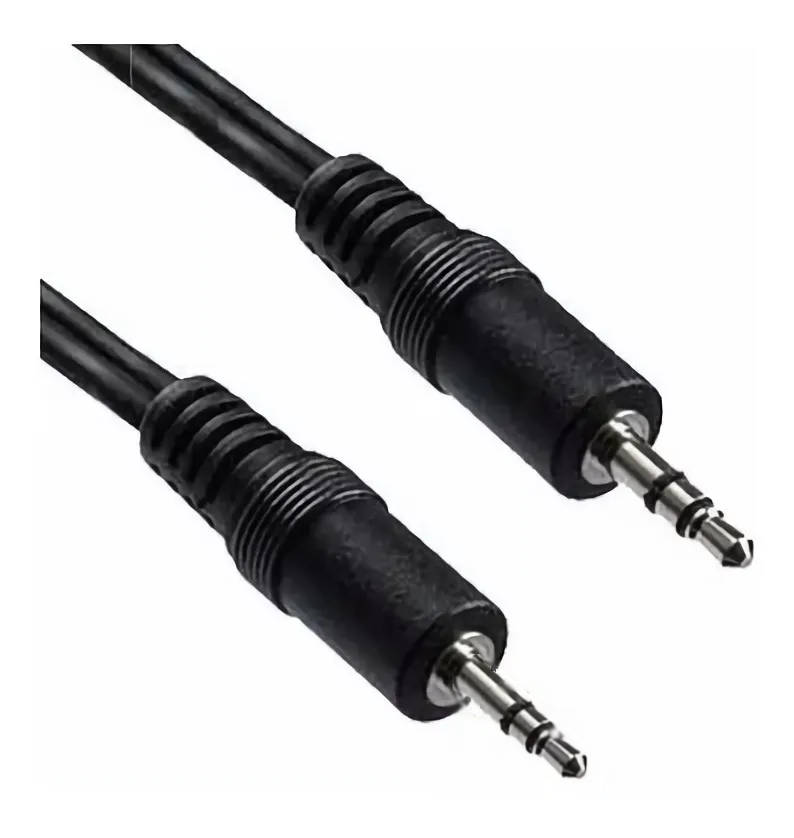 CABLE MINIPLUG 3,5 ESTEREO MACHO - MINIPLUG 2,5 MACHO 2,8 MTS