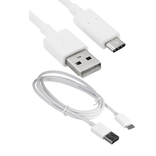 CABLE USB C MACHO / A MACHO 1,8 M BLANCO
