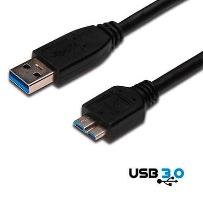 CABLE USB 3.0 A MACHO / MICRO-USB-B MACHO 1,8 MTS CABLE USB 3.0 A MACHO / MICRO-USB-B MACHO 1,8 MTS