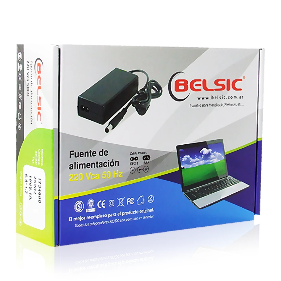 Miniatura 3 de Cargadores Notebooks marca Belsic modelo 24164