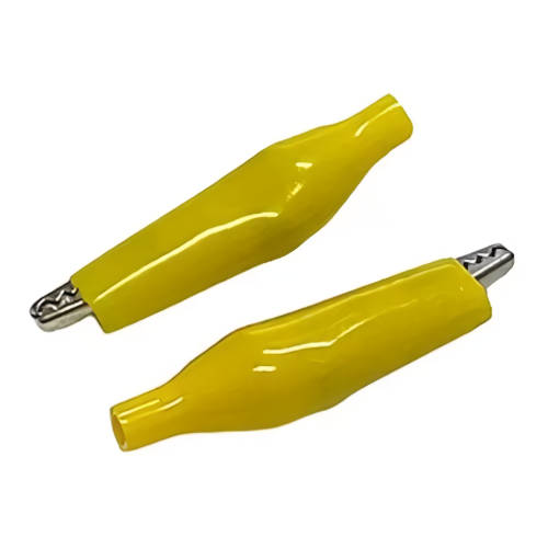  PINZA CLIP TIPO COCODRILO CHICO (40mm) AMARILLO