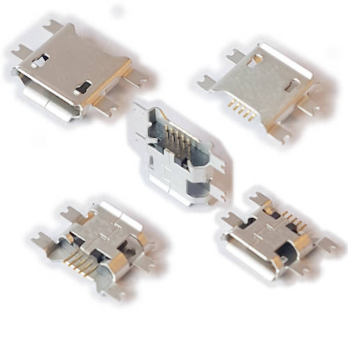 CONECTOR FICHA MICRO USB HEMBRA 5 PIN CB-01 CONECTOR FICHA MICRO USB HEMBRA 5 PIN CB-01