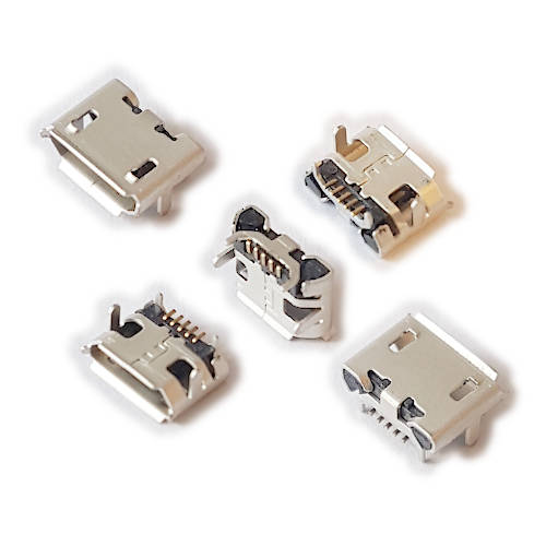 CONECTOR FICHA MICRO USB HEMBRA 5 PIN NJ-05 CONECTOR FICHA MICRO USB HEMBRA 5 PIN NJ-05