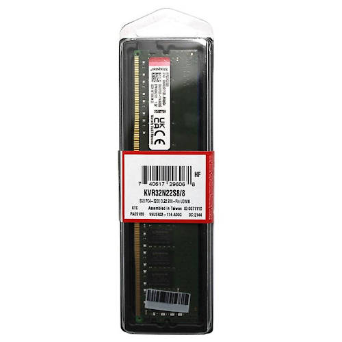 MEMORIA DDR4 8GB 3200MHz KINGSTON KVR32N22S8/8