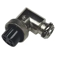 Ficha Conector Gx16 5 Pines Hembra Aviacion A Cable 90 Grados Ficha Conector Gx16 5 Pines Hembra Aviacion A Cable 90 Grados