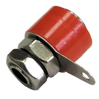 Ficha Banana Hembra Jack Chasis Rojo Corta Ficha Banana Hembra Jack Chasis Rojo Corta