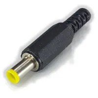 Ficha Dc Hueco 5 X 3,5 X 9,5 Mm C/ Pin Central De 0,7 Mm Plug Macho Ficha Dc Hueco 5 X 3,5 X 9,5 Mm C/ Pin Central De 0,7 Mm Plug Macho