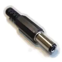 Ficha Dc Hueco 6,3 X 3,1 X 14 Mm Plug Macho Ficha Dc Hueco 6,3 X 3,1 X 14 Mm Plug Macho