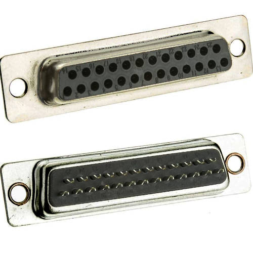 FICHA DB25 HEMBRA PARA SOLDAR AZUL