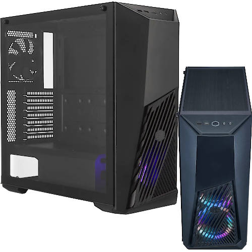 Gabinete Cooler Master K501L Vidrio Templado Rgb S/ Fuente Negro Soporte Water Cooling