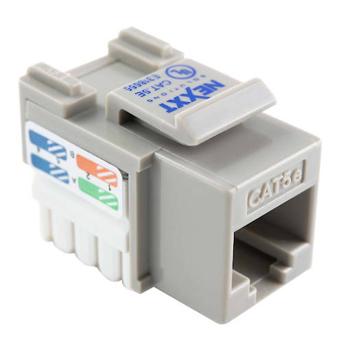 FICHA JACK RJ45 CAT 5e GRIS 110 NEXXT FICHA JACK RJ45 CAT 5e GRIS 110 NEXXT