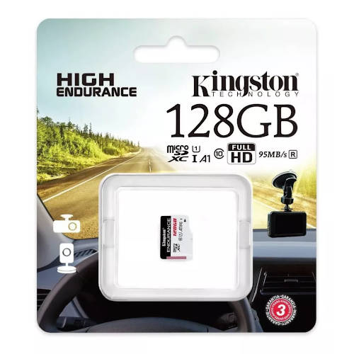 MEMORIA MICRO SD 128GB KINGSTON HIGH ENDURANCE ESPECIAL VIDEOVIGILANCIA