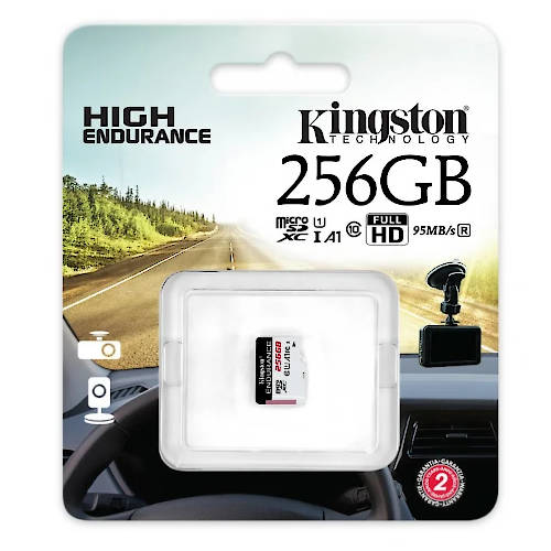 Memoria Micro Sd 256Gb Kingston High Endurance Especial Videovigilancia