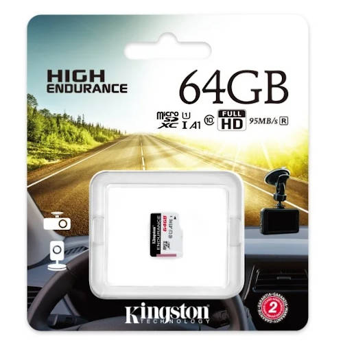 MEMORIA MICRO SD 64GB KINGSTON HIGH ENDURANCE ESPECIAL VIDEOVIGILANCIA