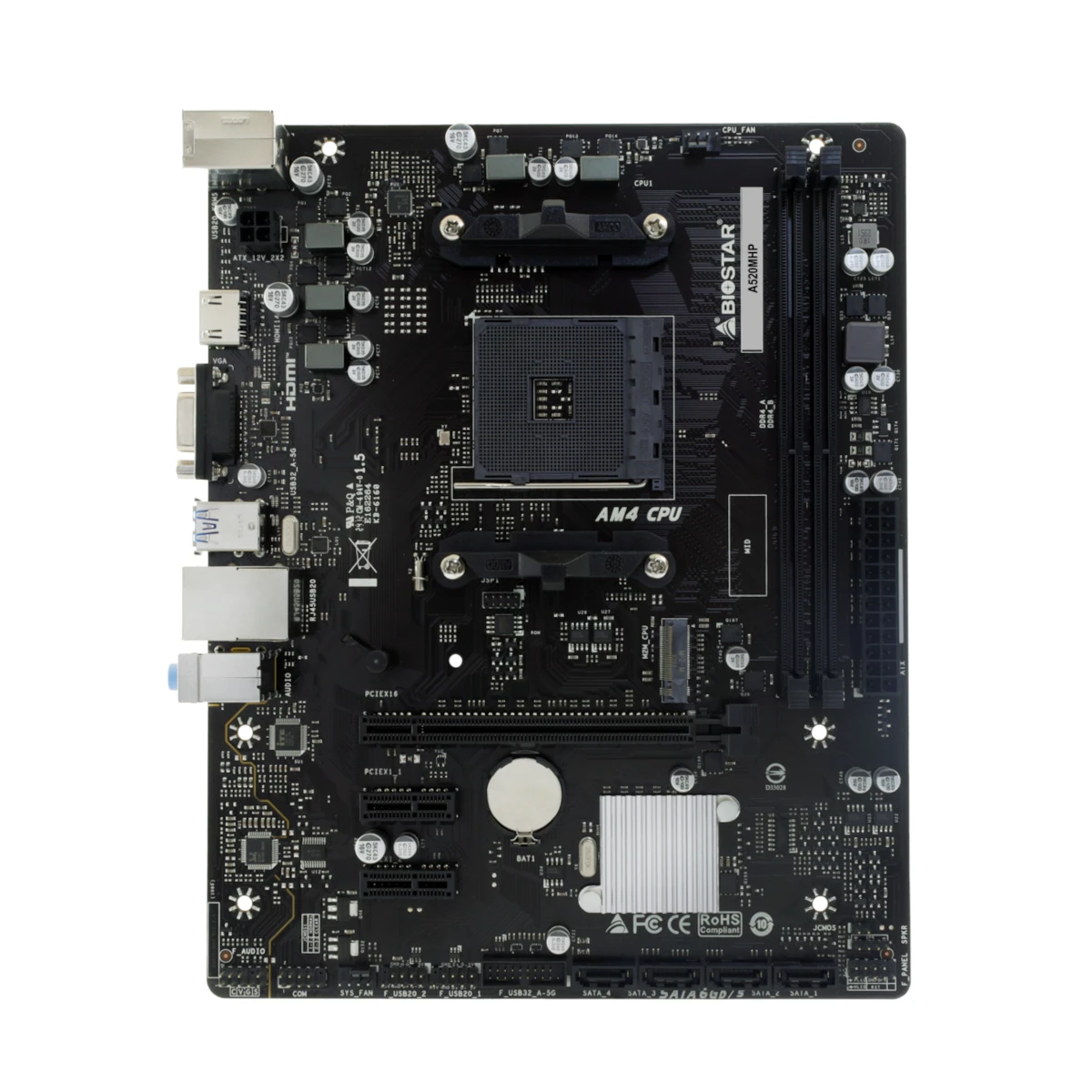 Miniatura 2 de Motherboards marca Biostar modelo A520MHP