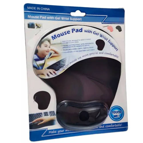 MOUSE PAD CON APOYAMU#ECAS 18,5 x 23 cm DE ESPUMA MADISON G-01