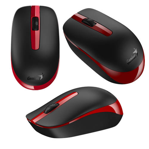 MOUSE INALAMBRICO GENIUS NX-7007 ROJO / NEGRO