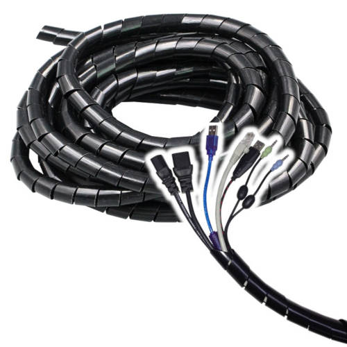 ORDENADOR DE CABLES ESPIRAL DE 30mm DIAMETRO x 1m LONG ORDENADOR DE CABLES ESPIRAL DE 30mm DIAMETRO x 1m LONG