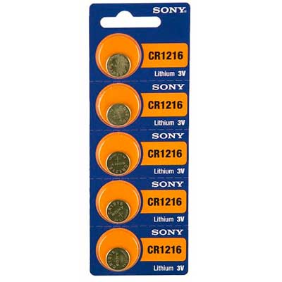 PILA CR1216 SONY LITIO 3V BLISTER x5 VENCIMIENTO 2027 PILA CR1216 SONY LITIO 3V BLISTER x5 VENCIMIENTO 2027