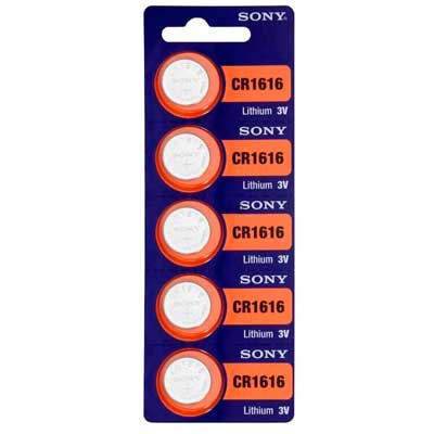 PILA CR1616 SONY LITIO 3V BLISTER x5 VENCIMIENTO 2026 PILA CR1616 SONY LITIO 3V BLISTER x5 VENCIMIENTO 2026