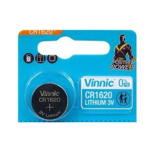 PILA CR1620 VINNIC LITIO 3V BLISTER x1 VENCIMIENTO 04/2026 PILA CR1620 VINNIC LITIO 3V BLISTER x1 VENCIMIENTO 04/2026