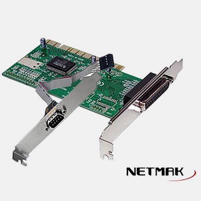 PLACA PCI 1 PUERTO SERIE+1 PARALELO NETMAK NM-1P1S PLACA PCI 1 PUERTO SERIE+1 PARALELO NETMAK NM-1P1S