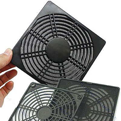 REJILLA PARA FAN 92x92 mm PLASTICO CON FILTRO