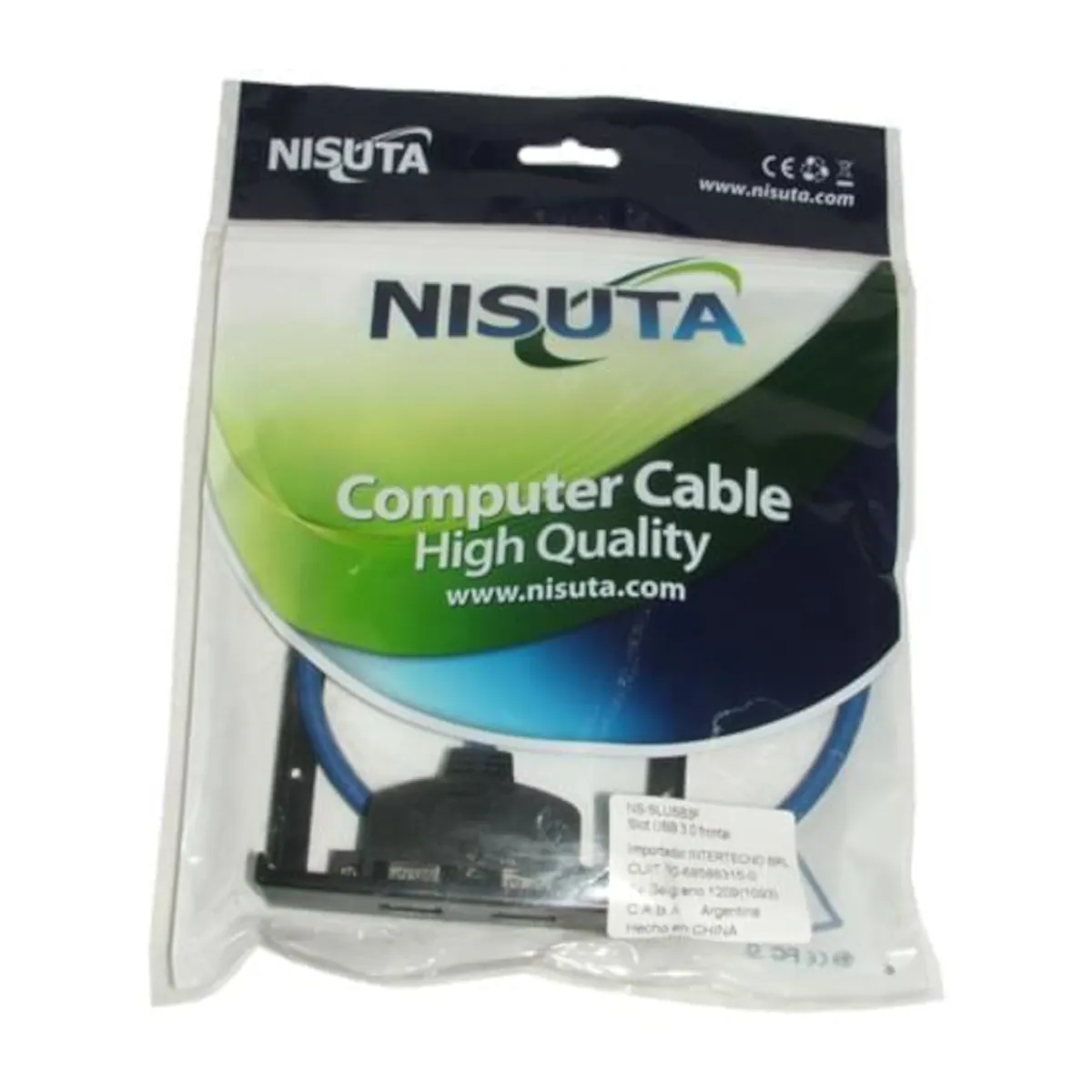 Detalles accesorios de Placa Slot Delantero Bahia 3,5 Pulg Usb 3.0 Con 2 Salidas