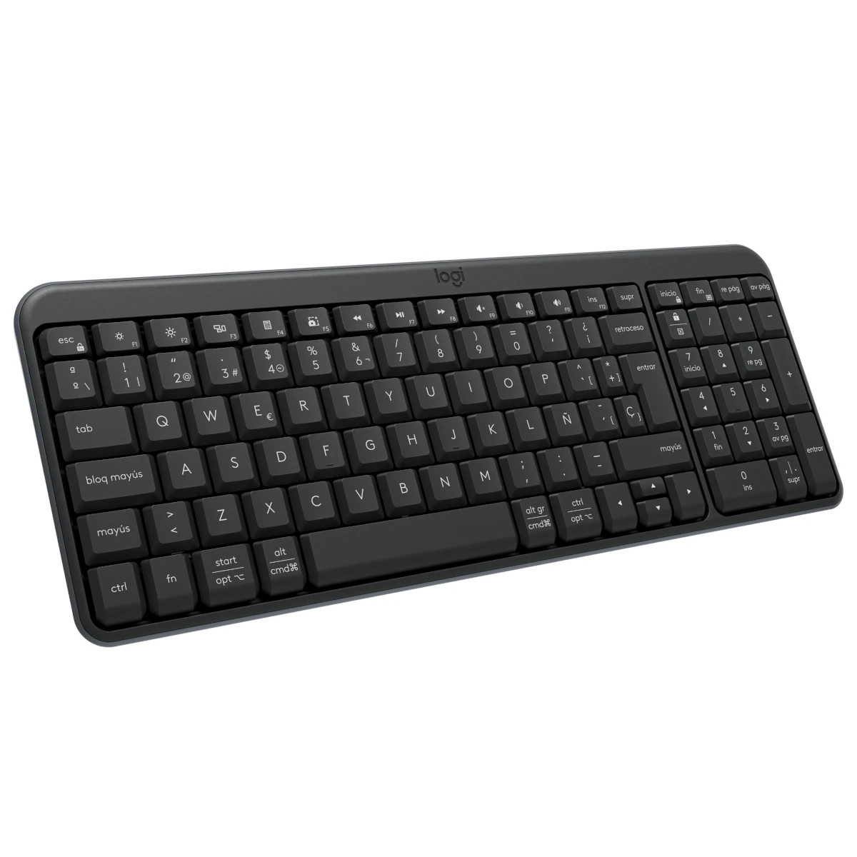 Teclado Bluetooth Logitech K250 Compacto Espanol Negro Teclado Bluetooth Logitech K250 Compacto Espanol Negro