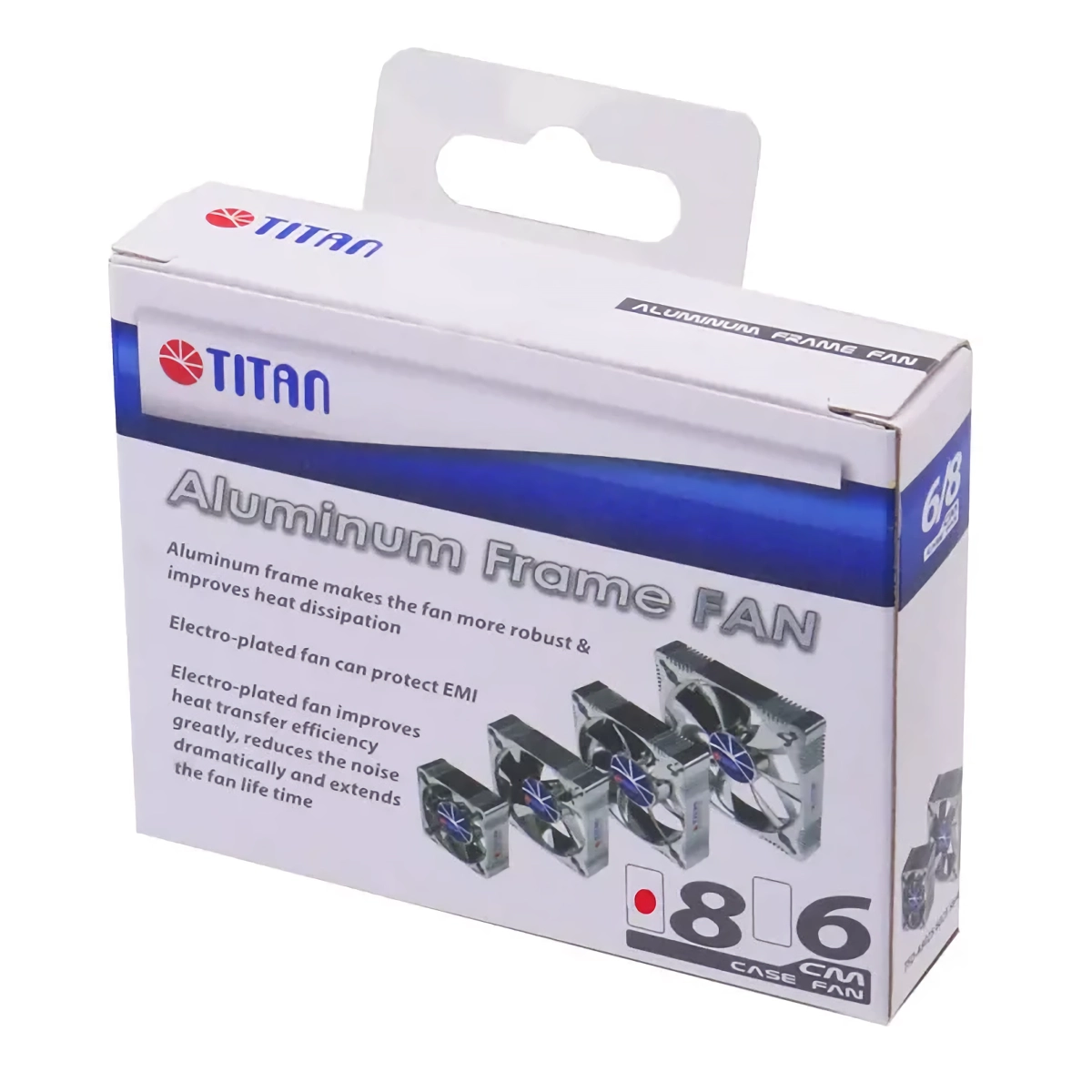 Miniatura 3 de Ventiladores 80x80 mm marca Titan modelo TFD-A8025M12Z(RB)