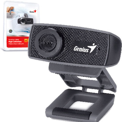 WEBCAM HD 720P GENIUS CON MIC FACECAM 1000X V2 